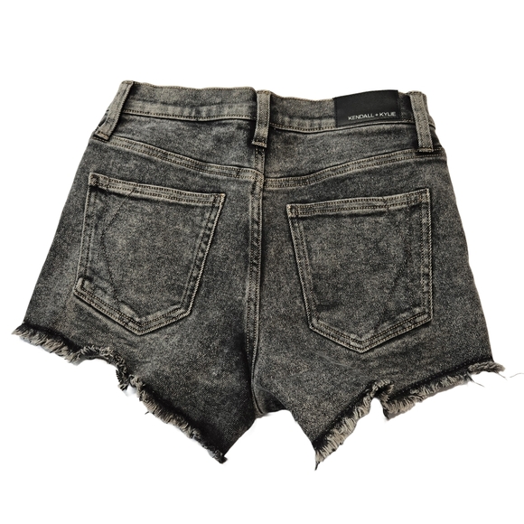 Women's Black Denim Shorts (New) - Picture 3 of 7